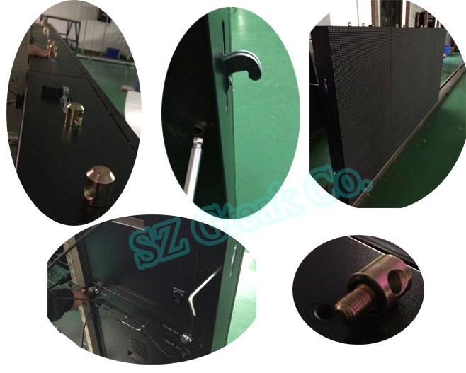 Full color die-casting cabinet rental pantalla led signage video wall panel p2.6 p2.97 500*500 indoor led display for events