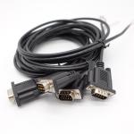 Customized Length SCSI D-sub DB9 Cables with 25 50 Pin Centronics Male Female