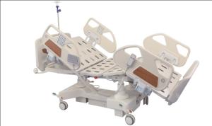 Quality 4pcs Castors Hospital ICU Bed Intelligent Model 260 Kgs wholesale