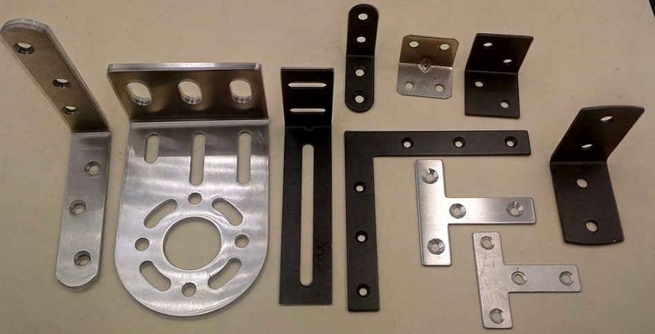 L Shaped Flat Corner Brace Carbon Steel Angle Brackets Repair Plate Connector Fastener