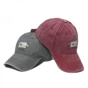 Quality 2022 Washed Vintage Baseball Cap with Gesture Pattern wholesale