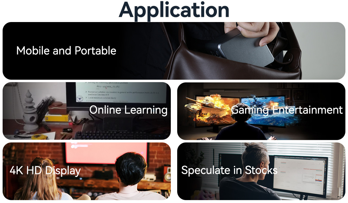 Portable Intel Celeron N5105 2.5 GbE Mini PC With 4K Dual HD Display