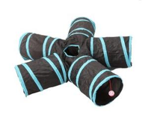 Quality Peephole Connectable Collapsible 5 Way Cat Tunnel wholesale