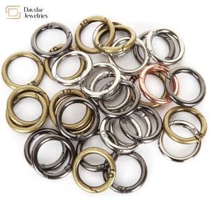 China Buckle Round Spring O Rings , Trigger Metal Snap Hooks Clips on sale