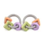 Food Grade FDA Approved Wooden Silicone Teether Nursling Biting Toys