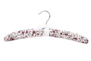 Quality Betterall Ball End Hook Flower Print Display Satin Hanger wholesale