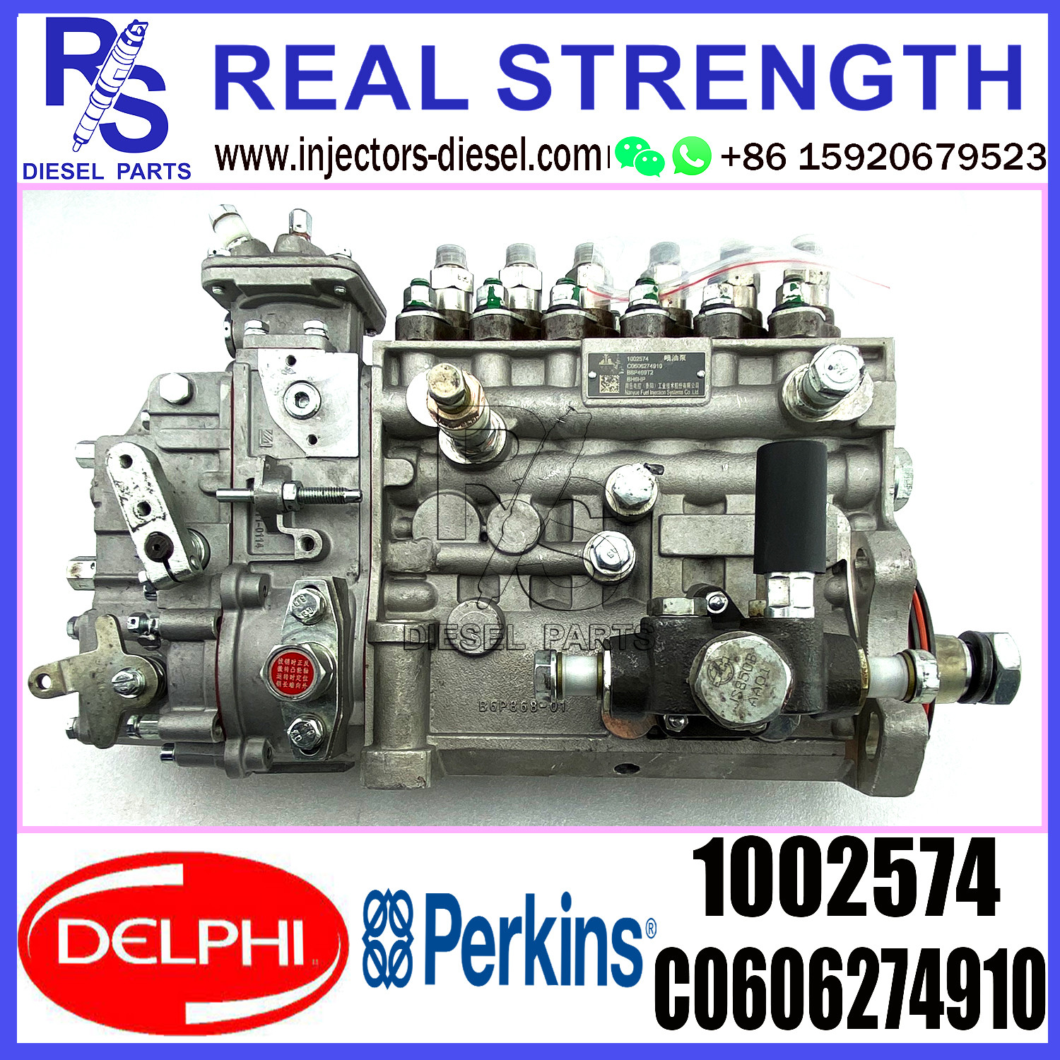 Diesel Common Rail Fuel Pump C0606274910 1002574 For Diesel Engine
