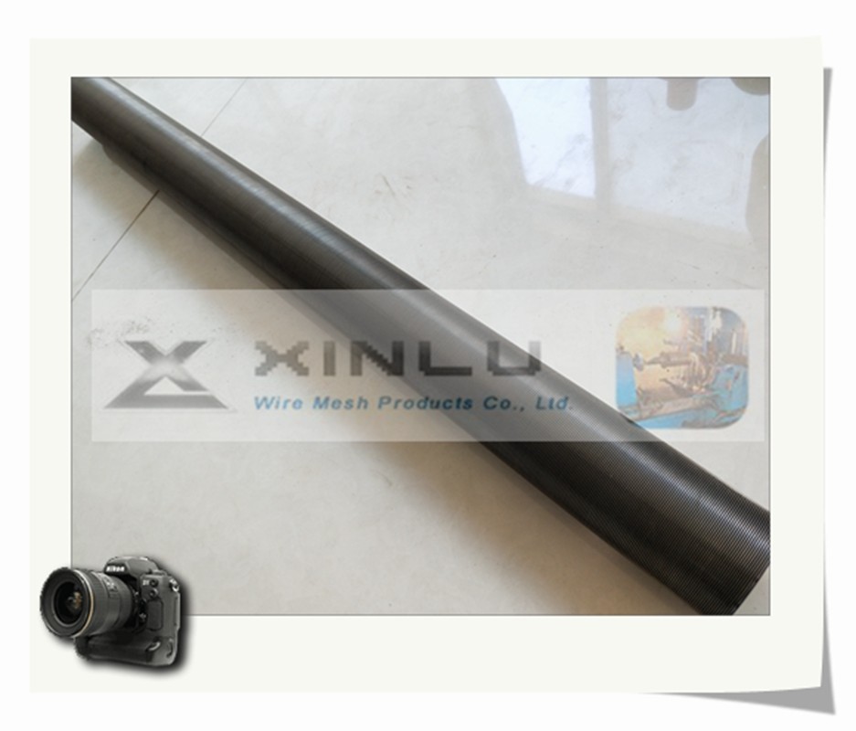 Smooth Wedge Wire Screen Pipe Full Welded Water Well SS 304 Round Pipe