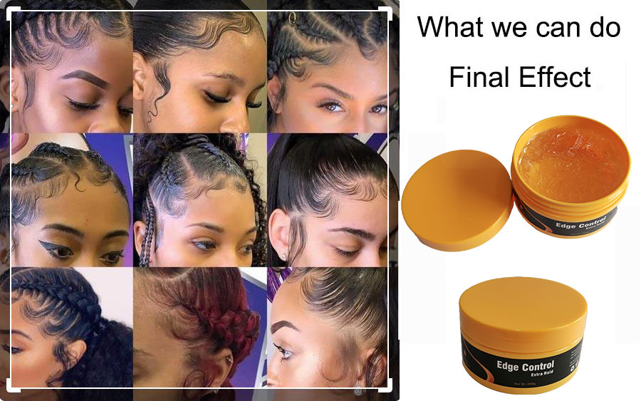 200g Private Label Honey Bee Strong Hold Hair Wax Styling Shine Jam for Women's Beauty