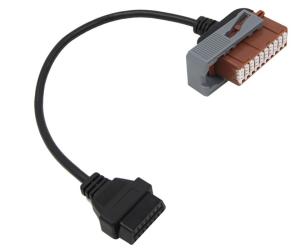 Quality OBD2 OBDII Female to PSA 30 Pin OBD1 Connector Cable for Peugeot Citroen Cars wholesale