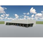 Prefab Light Steel Frame Structure Workshop , Lightweight Steel Frame Buildings