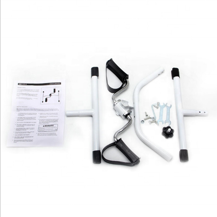 Digital Gym Home Fitness Equipment Mini Pedal Exercise Bike Black White