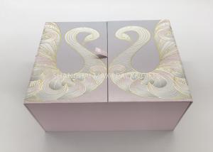 Quality Curated Pretty Branded Gift Boxes , Deluxe Personalized Gift Boxes For Weddings 2 Sides Opening wholesale