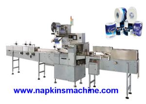 Quality 55 Bags / Min SIEMENS MOTOR Toilet Roll Packing Machine wholesale