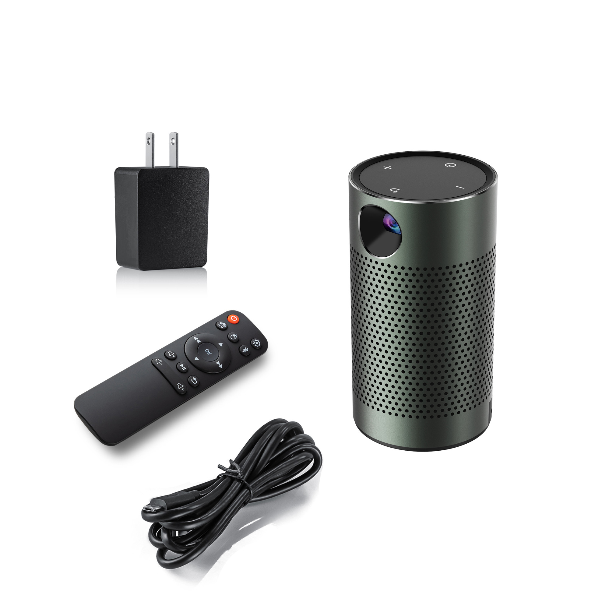 HD Mini Battery Powered Projector For Android DLP Portable 4K Support 3m