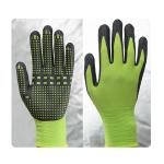 Vehicle Repairing Cut Level 1 Seamless Nitrile Palm Hand Safety Gloves