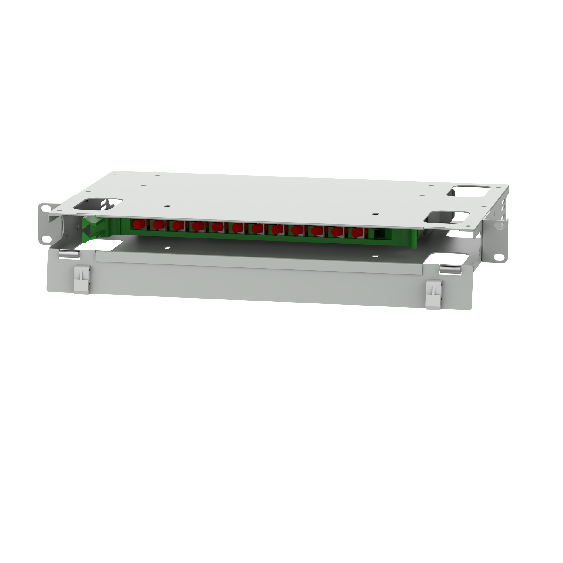 FC Type 12 Ports Optic Fiber Distribution Patchpanel Ideal for FTTX ODF in Data Centers
