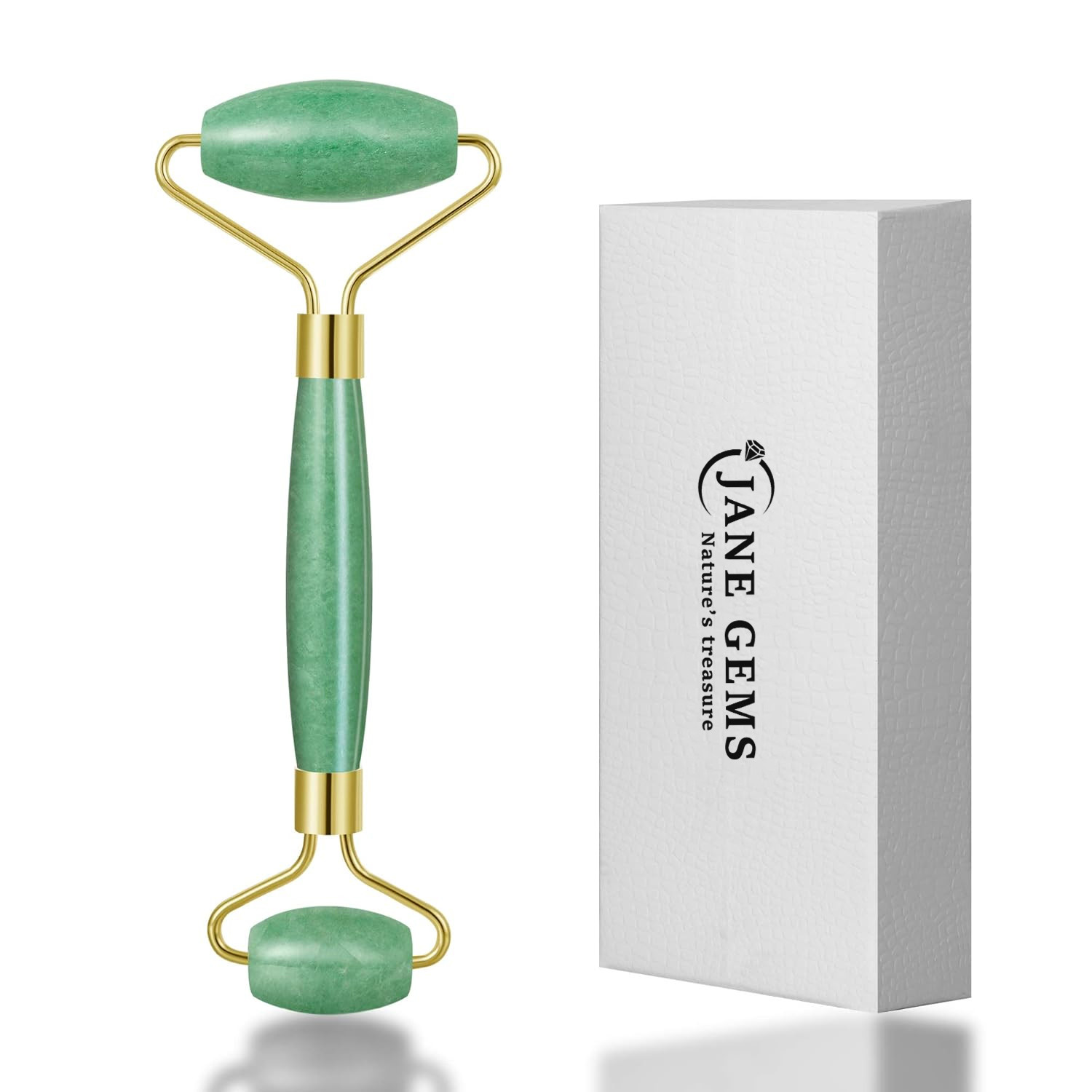 Facial Massage 100% Natural Crystal Green Aventurine Face Jade Roller