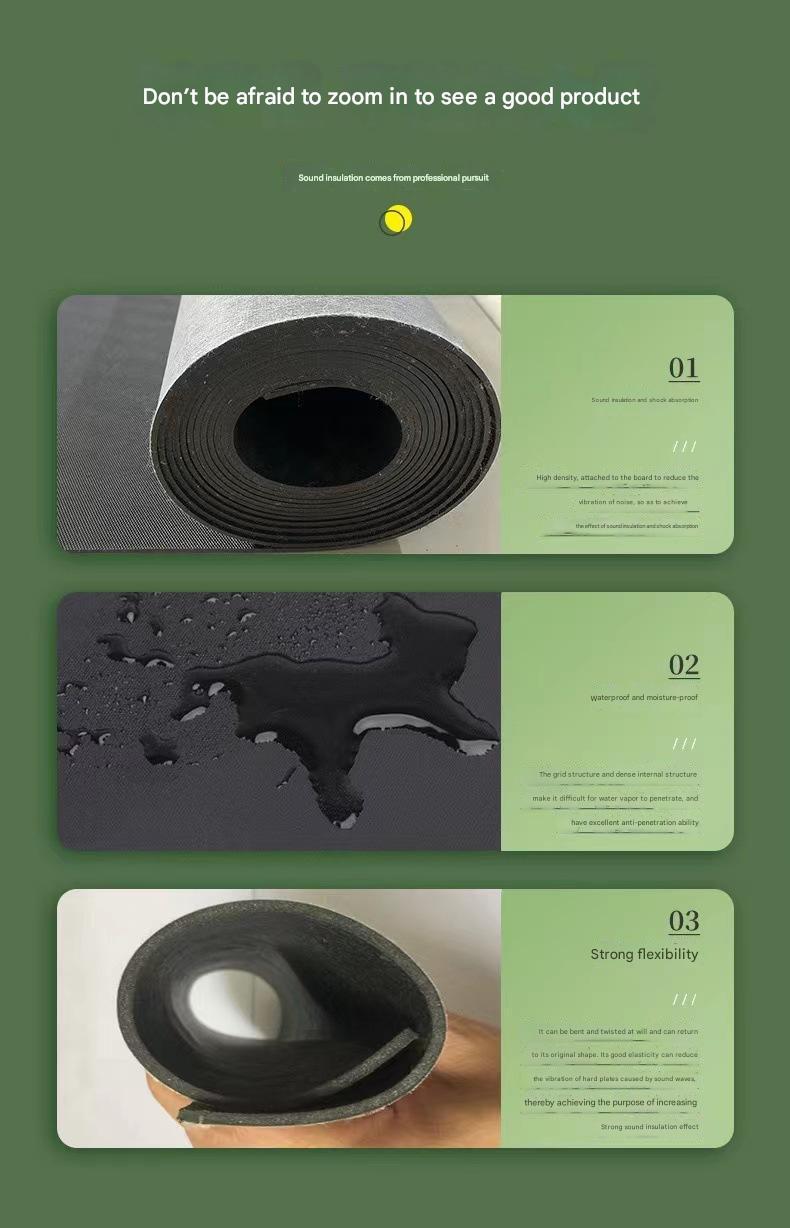 Eco-Friendly Blanket Ceiling Wall Floor Sound Insulation Materials For KTV Soundproofing