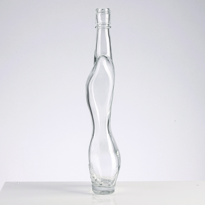 Whisky Spirit Glass Products Unique Shape Woman Body Glass Liquor Bottle for Liquor