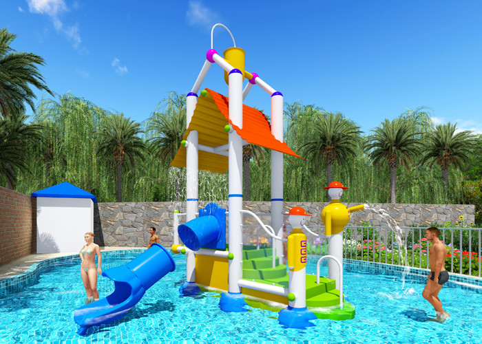 Fiberglass Material Spray Water Park Customized Color For House Swimming Pool