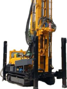 Quality Deep Hydraulic Borehole DTH Water Well Drilling Crawler Type 350m Drilling Rig wholesale