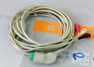 Quality NIHON KOHDEN One Piece 3 Lead Ecg Cable medical equipment Accessories wholesale