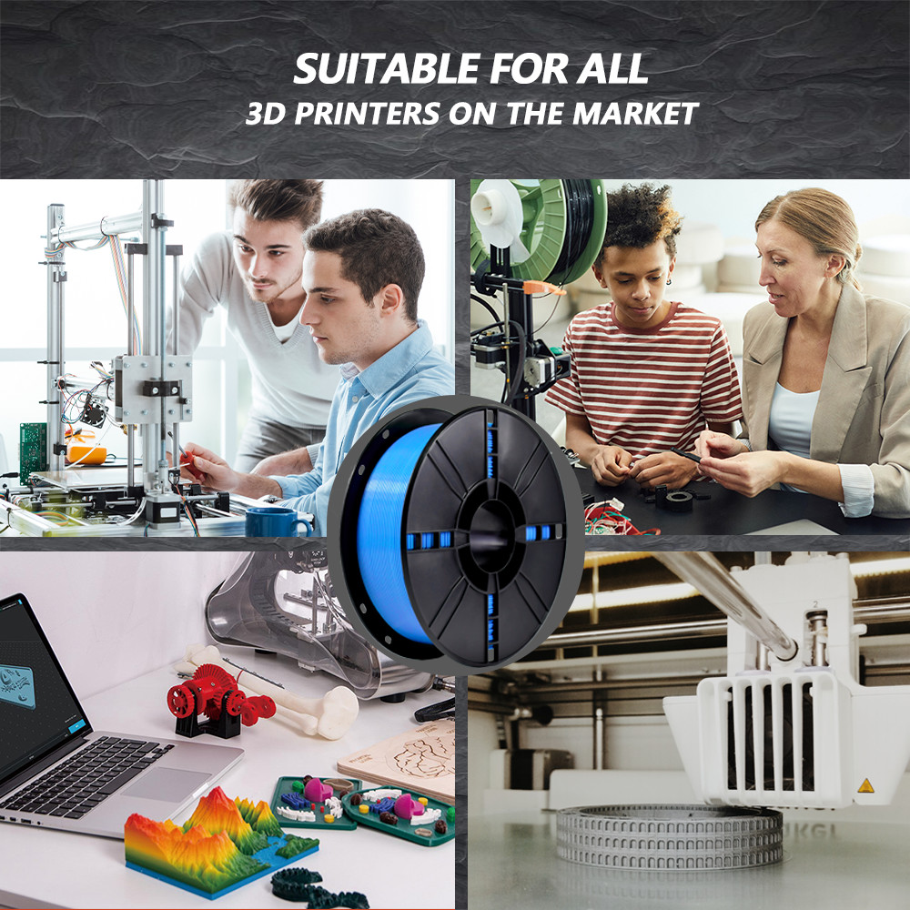 3D Printer PLA+ Filament 1kg Light Blue Colors for 3D Printing Filament 1.75mm