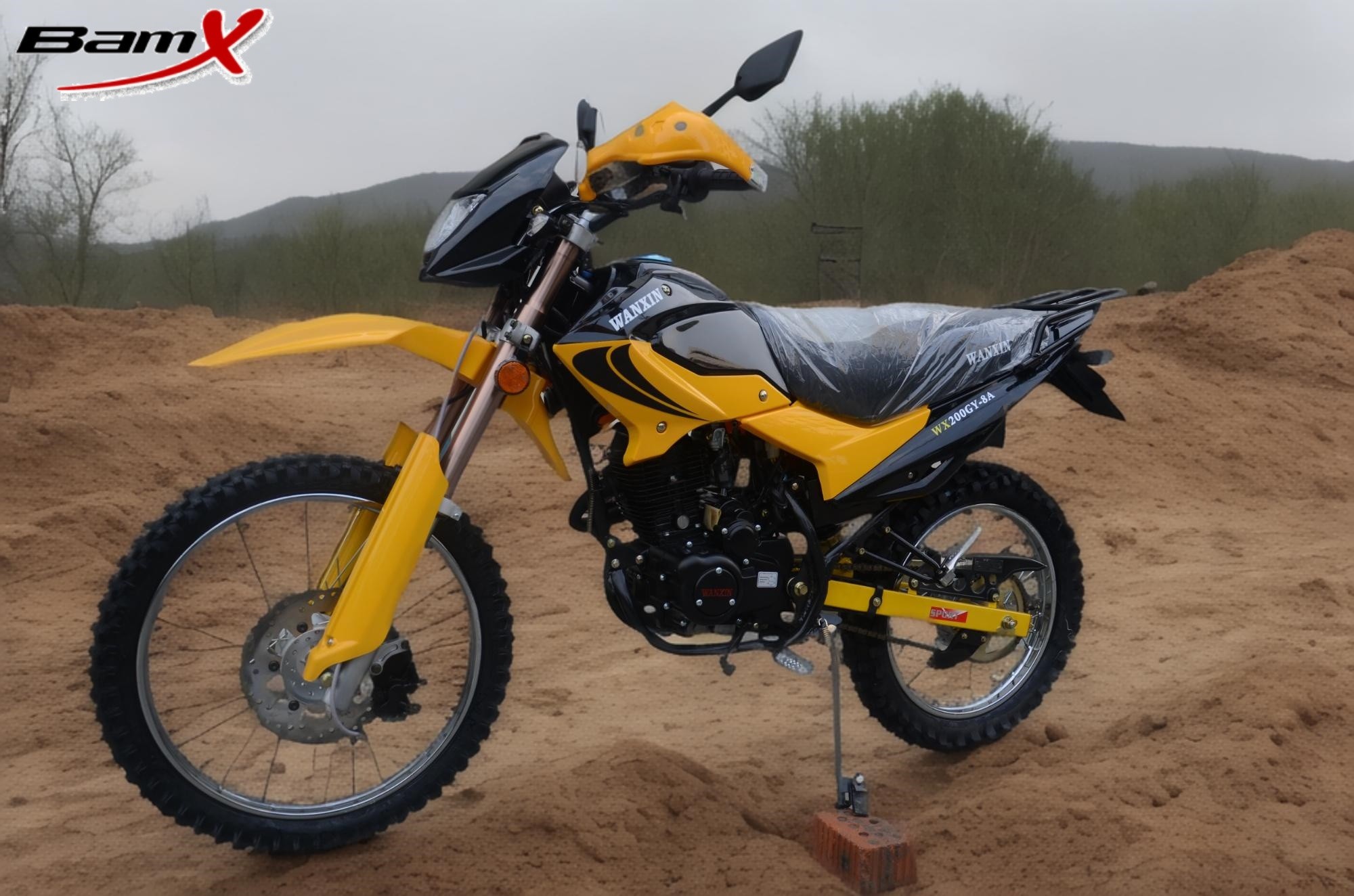 Colored Plastic Enduro Dual Sport Hand Protecter 2.5l 200cc 4 Stroke Dirt Bike