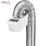 HUP Dryer Vent Duct Cleaning Kit Aluminum Flexible Air Duct Square Bucket Lint