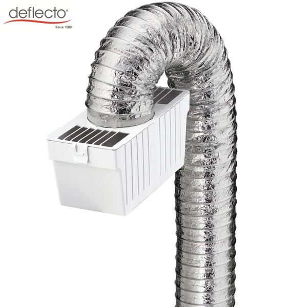 HUP Dryer Vent Duct Cleaning Kit Aluminum Flexible Air Duct Square Bucket Lint