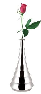 Quality Bamboo Stainless steel flower vase SHKT-4015,metal vase wholesale