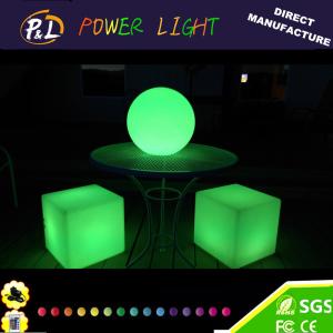 Quality Party LED Furniture Plastic LED Lighted Cube Chair wholesale