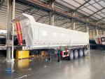 4 Axles 80 Ton U-shaped Dump Trailer with Tubeless Tyres for Sale in Guyana