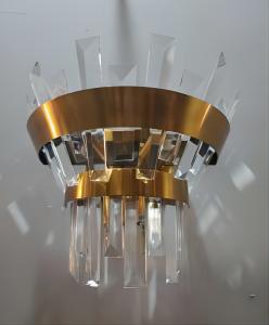 Quality 3000K - 6000K W8053 Gold Metal Crystal Wall Lamp Interior Decoration wholesale