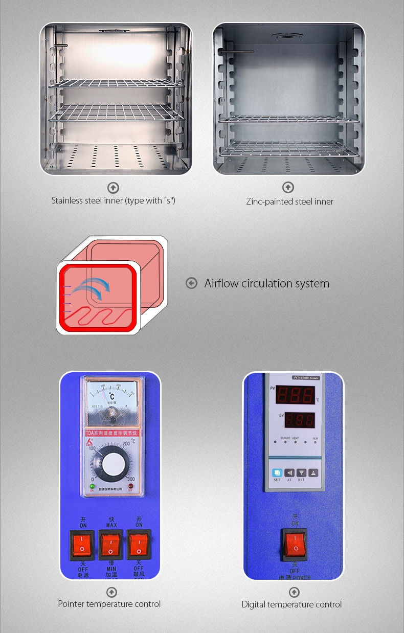 Larger Lab Drying Cabinet 380V Laboratory Drying Cabinet For Industry