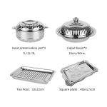 Hot Selling 28 PCS Stainless Steel Kitchen Cookware Cooking Soup Pot Steel Pot