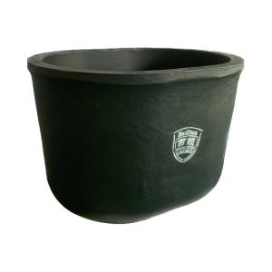 Quality Heat Resistant Graphite Clay Crucible 15.5kg Cylindrical Crucible Melting Pot wholesale