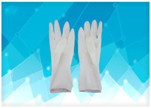 Quality Tear Resistance Disposable Exam Gloves , Medical Latex Gloves Tear Resistance wholesale