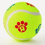 Pet toy rubbber tennis ball for dog training