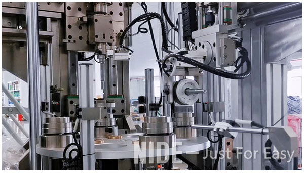 2- automatic rotor shaft pressing machine