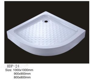 Quality Acrylic shower tray, shower basin,acrylic shower base HDP-24 900X900,800X800,1000X1000 wholesale