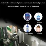 Double Label Bottles Labelling Olive Oil Liquid Packing Label Machinery 230 KG