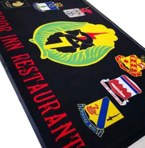 Quality Custom Carpet Runners With Logo Personalised Printed Walk Off Mat 4*2 wholesale