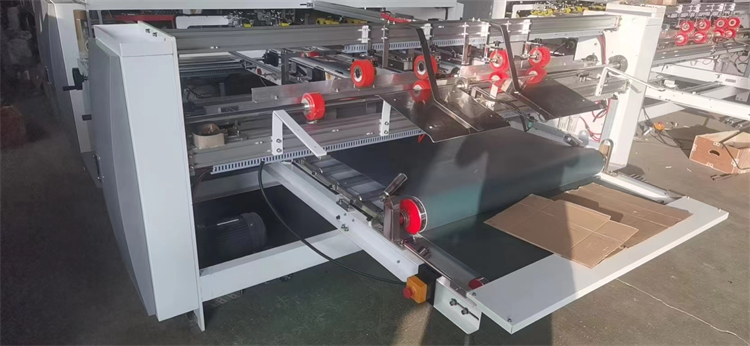 High Speed Semi-Automatic Double Pieces Folder Gluer for Corrugated Box Folder Gluing