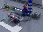 12.7 KW Automatic Precast Concrete Wall Production Line Feeding Machine