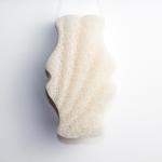 OEM Logo Light Orange Body Konjac Sponge Reusable Exfoliating Facial Buff Puff