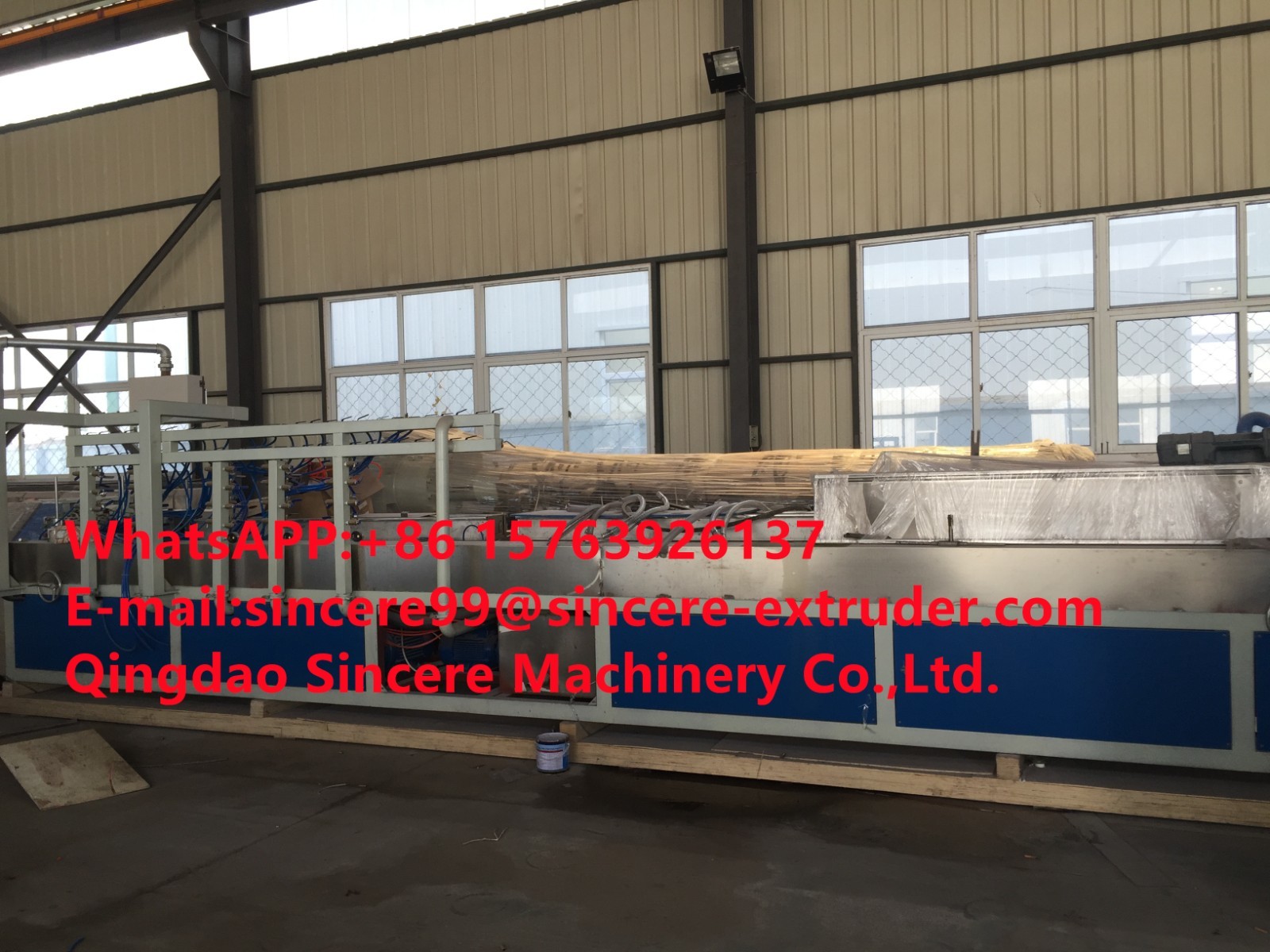 WPC Wood Plastic Composites PVC Profile Extrusion Line Making Machinery