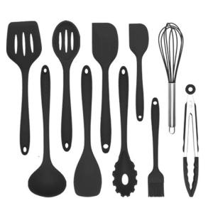 Quality Lightweight Fadeless 10 Piece Silicone Kitchen Utensil Set wholesale