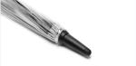 PVC Straight Clear Dome Shaped Umbrella Automatic Open Arc 42 Inch 8 Ribs